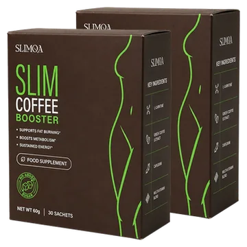 SLIMQA Slim Coffee Booster, lot de 2 paquets